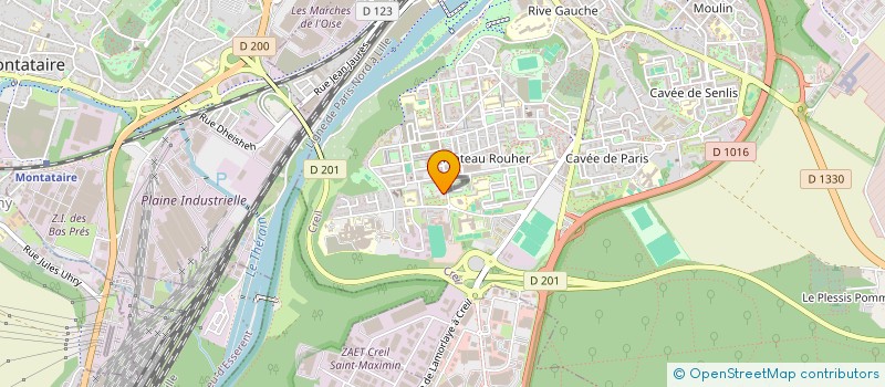 localisation de l'entreprise MONSIEUR OUMAR N'DIAYE  CREIL