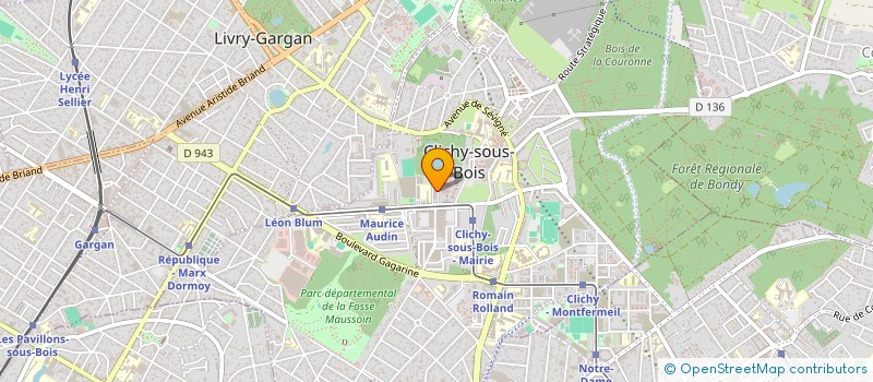 localisation de l'entreprise MONSIEUR OUMAR NIAKATE à CLICHY-SOUS-BOIS