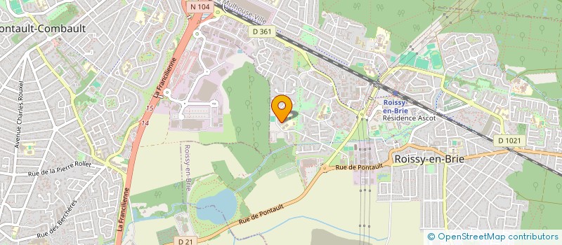 localisation de l'entreprise MONSIEUR OUMAR NIANG  ROISSY EN BRIE