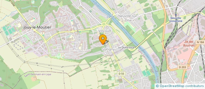 localisation de l'entreprise MONSIEUR OUMAR NIARE  JOUY-LE-MOUTIER