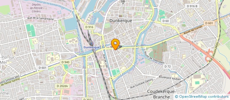 localisation de l'entreprise MONSIEUR OUMAR SACKO à DUNKERQUE