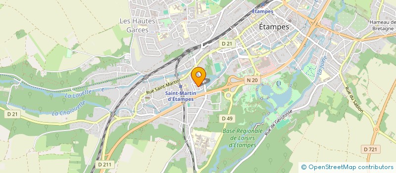 localisation de l'entreprise MONSIEUR OUMAR SALL à ETAMPES
