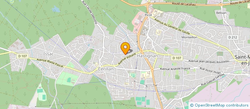 localisation de l'entreprise MONSIEUR OUMAR SANGARE  SAINT-MEDARD-EN-JALLES