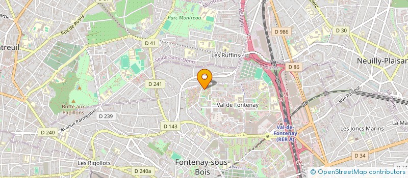 localisation de l'entreprise MONSIEUR OUMAR SEMEGA DIANE à FONTENAY-SOUS-BOIS