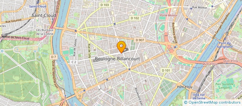 localisation de l'entreprise MONSIEUR OUMAR SIDIBE à BOULOGNE-BILLANCOURT