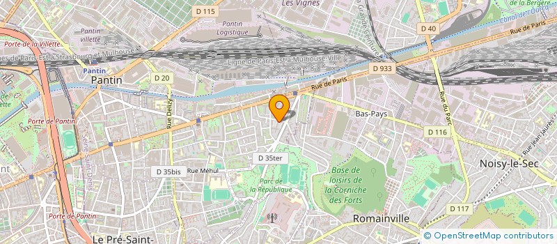 localisation de l'entreprise MONSIEUR OUMAR SIMPARA à PANTIN