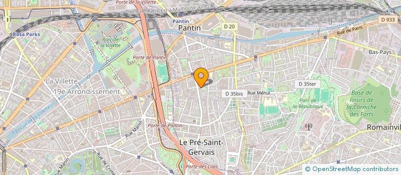 localisation de l'entreprise MONSIEUR OUMAR SOUARE à PANTIN