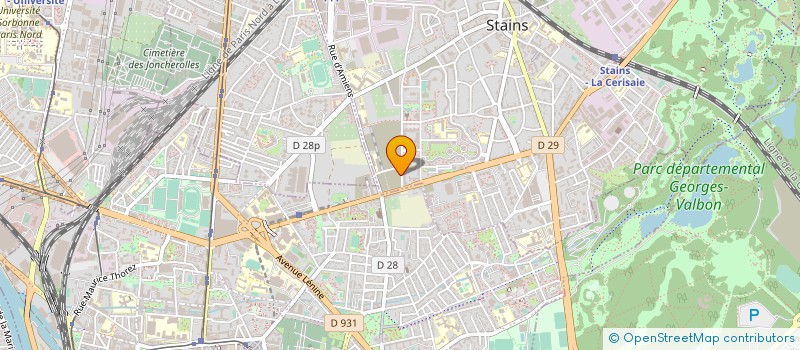 localisation de l'entreprise MONSIEUR OUMAR SOUMARE à STAINS