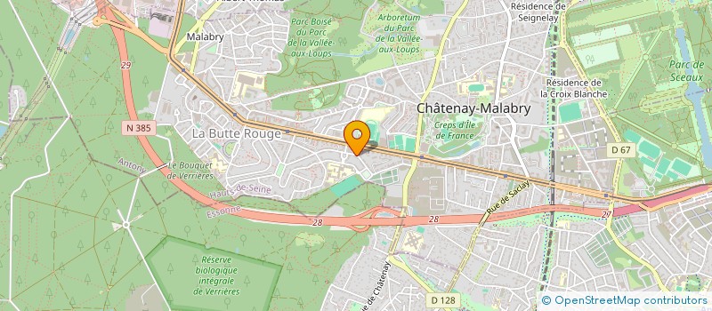 localisation de l'entreprise MONSIEUR OUMAR SY à CHATENAY-MALABRY