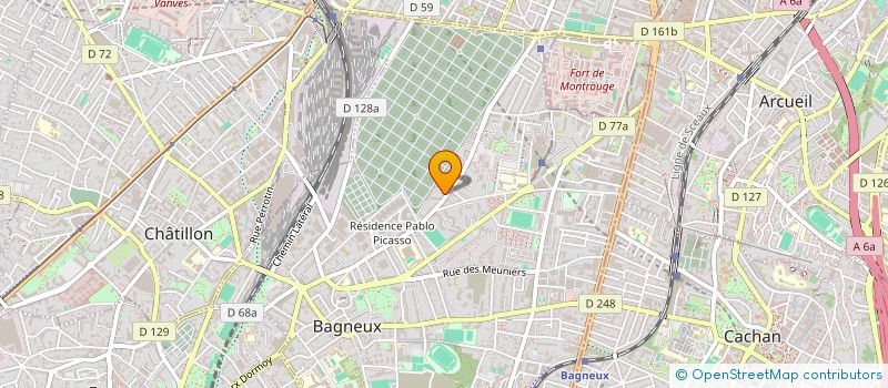 localisation de l'entreprise MONSIEUR OUMAR TANOU DIALLO à BAGNEUX