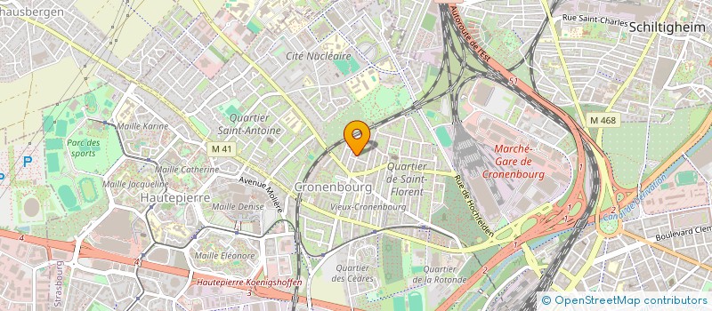 localisation de l'entreprise MONSIEUR OUMAR TIDJANI à STRASBOURG