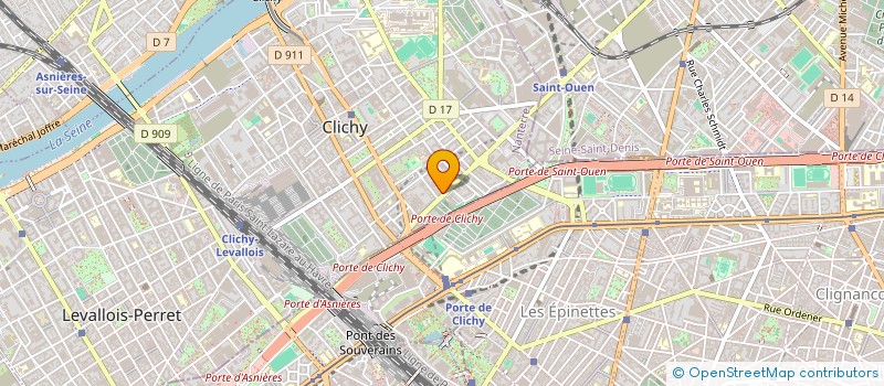localisation de l'entreprise MONSIEUR OUMAR TOUNGARA à CLICHY
