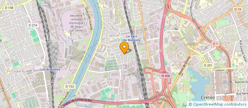 localisation de l'entreprise MONSIEUR OUMAR TOURE  ALFORTVILLE