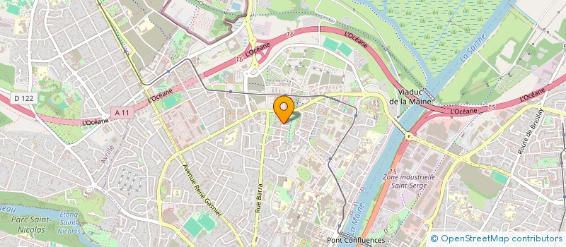 localisation de l'entreprise MONSIEUR OUMAR TRAORE à ANGERS