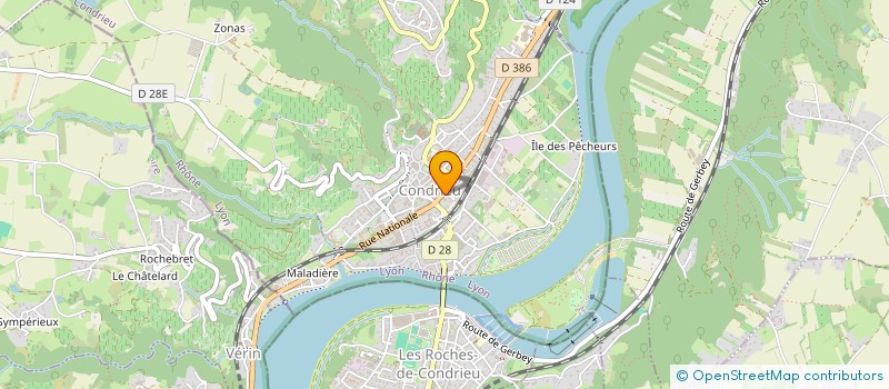 localisation de l'entreprise MONSIEUR OUMAR YOUSSOUF  CONDRIEU