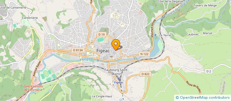 localisation de l'entreprise MONSIEUR OUMAR ZONGO à FIGEAC