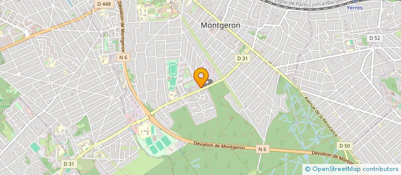 localisation de l'entreprise MONSIEUR OUMAROU DIAKITE  MONTGERON