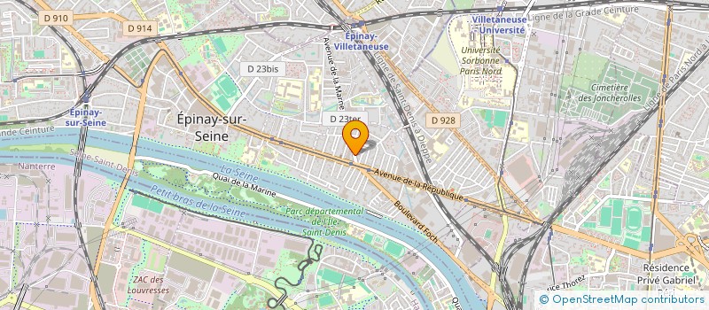 localisation de l'entreprise MONSIEUR OUMAROU DOUCARA à EPINAY-SUR-SEINE