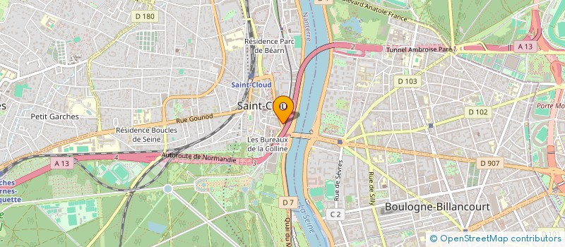 localisation de l'entreprise MONSIEUR OUMAROU GASSAMA à SAINT-CLOUD