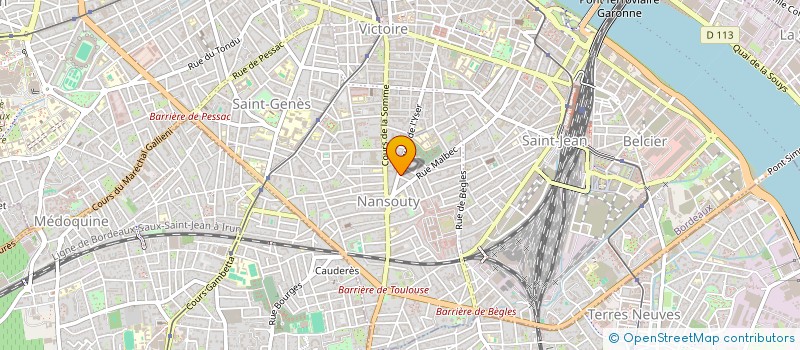 localisation de l'entreprise MONSIEUR OUMAROU MOHAMAN ADAMOU  BORDEAUX