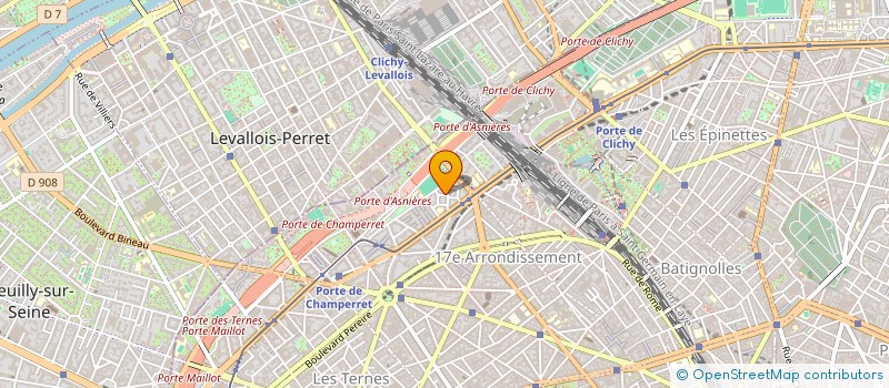 localisation de l'entreprise MONSIEUR OUMAROU OUSSEYNOU  PARIS 17