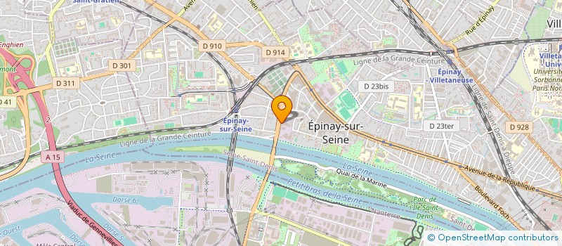 localisation de l'entreprise MONSIEUR OUMAROU SOUMAHORO  EPINAY SUR SEINE