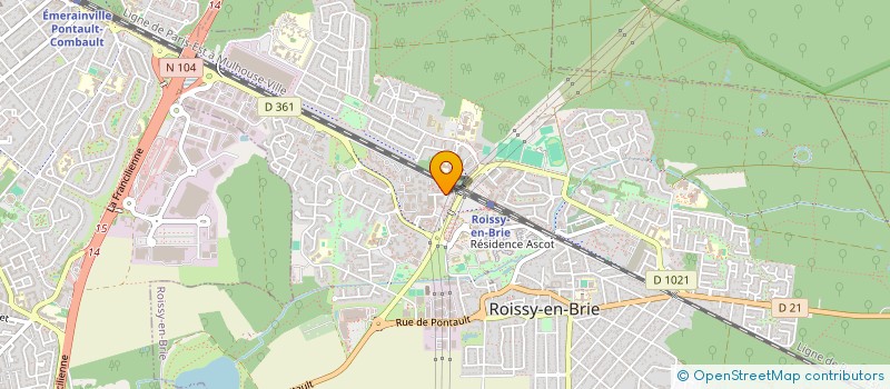 localisation de l'entreprise MONSIEUR OUMENA JOLPHIKARALY  ROISSY-EN-BRIE