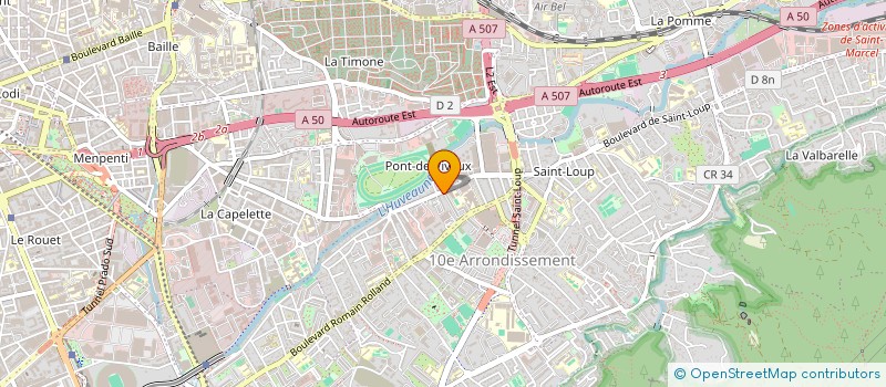 localisation de l'entreprise MONSIEUR OUMOURY AHAMADA  MARSEILLE