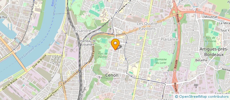 localisation de l'entreprise MONSIEUR OUNS CHAABANI à CENON
