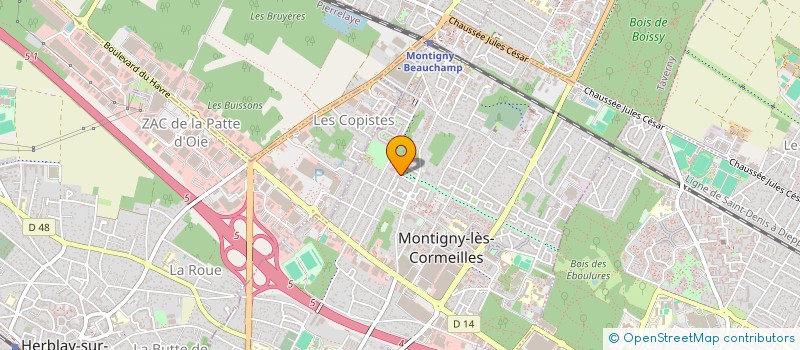 localisation de l'entreprise MONSIEUR OUNS GHANDRI  MONTIGNY-LES-CORMEILLES