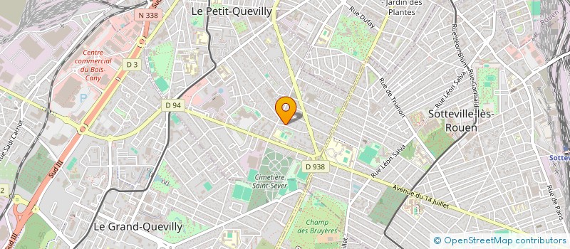 localisation de l'entreprise MONSIEUR OUPENIBUTH GOMIS à LE PETIT-QUEVILLY