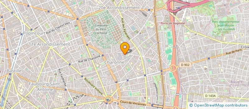 localisation de l'entreprise MONSIEUR OURAMDANE CHERTOUK à PARIS