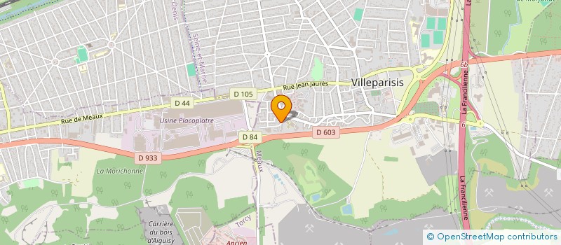 localisation de l'entreprise MONSIEUR OURAMDANE MESSANI  VILLEPARISIS