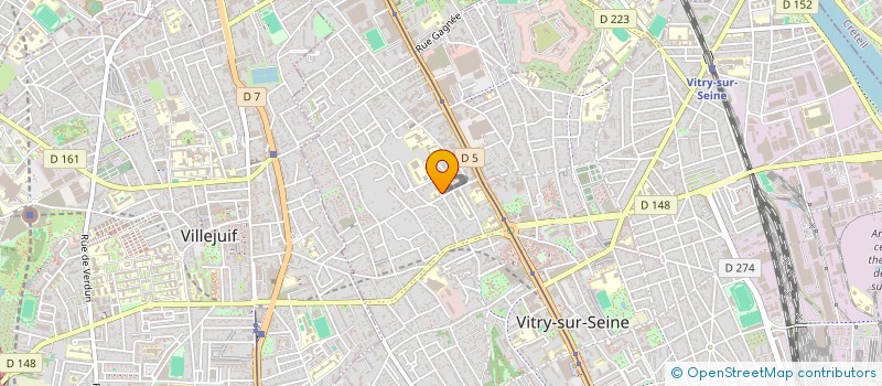 localisation de l'entreprise MONSIEUR OURIDA CHOUAKRI à VITRY-SUR-SEINE