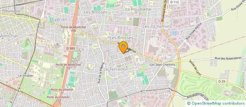 localisation de l'entreprise MONSIEUR OURY BAH  BRON