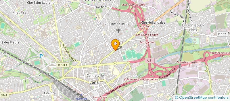 localisation de l'entreprise MONSIEUR OURY BAILO BAH  LENS