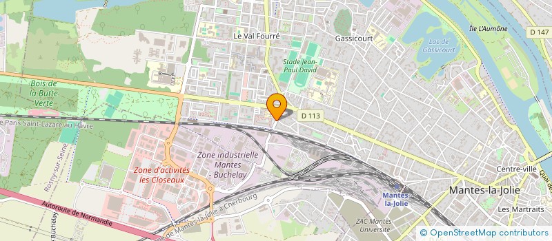 localisation de l'entreprise MONSIEUR OURY SOW  MANTES-LA-JOLIE