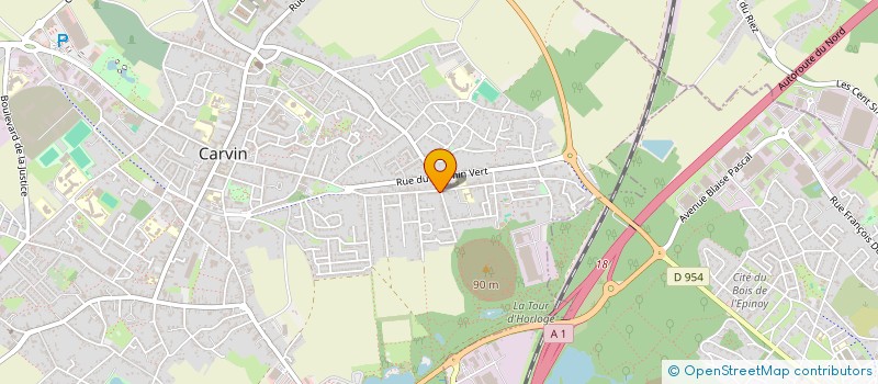 localisation de l'entreprise MONSIEUR OUSAMA BOULACHEB  CARVIN