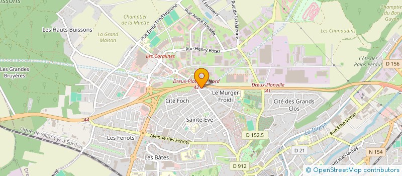 localisation de l'entreprise MONSIEUR OUSAMA BOUMEDIENE à DREUX