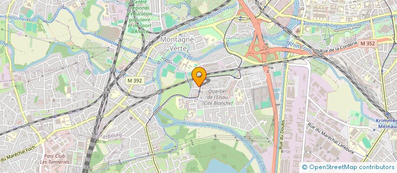 localisation de l'entreprise MONSIEUR OUSAMA BRIEG à STRASBOURG