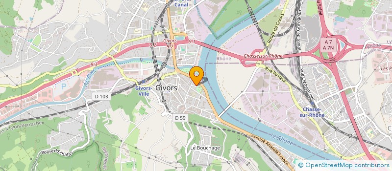 localisation de l'entreprise MONSIEUR OUSAMA ED DARFI à GIVORS