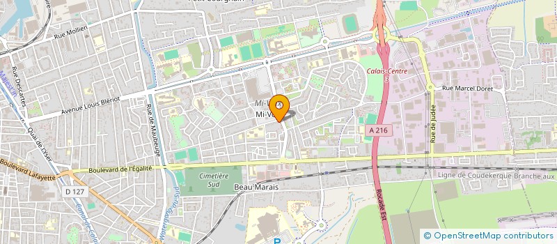 localisation de l'entreprise MONSIEUR OUSAMA REHIMINE  CALAIS