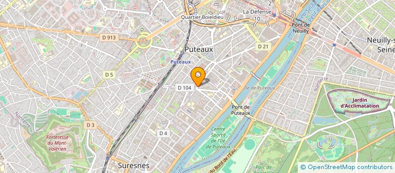 localisation de l'entreprise MONSIEUR OUSAMA SULTAN  PUTEAUX