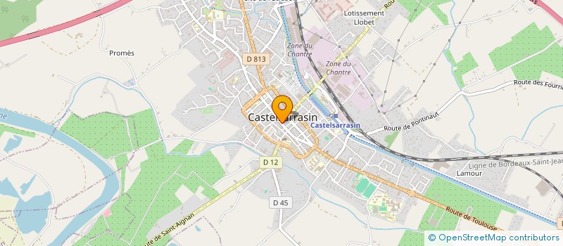 localisation de l'entreprise MONSIEUR OUSMAN ALI  CASTELSARRASIN