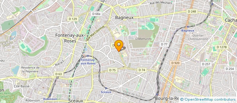 localisation de l'entreprise MONSIEUR OUSMAN DIABY à FONTENAY-AUX-ROSES