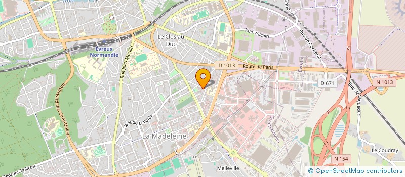 localisation de l'entreprise MONSIEUR OUSMAN FOFANA à EVREUX