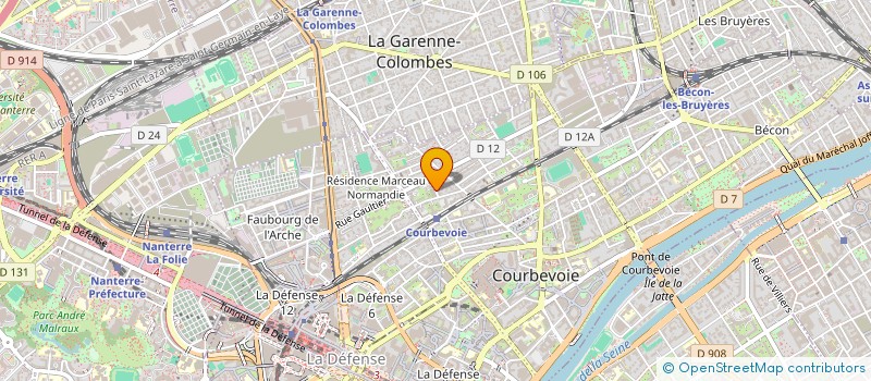 localisation de l'entreprise MONSIEUR OUSMAN HASSAN YAYA à COURBEVOIE