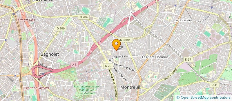 localisation de l'entreprise MONSIEUR OUSMAN SY à MONTREUIL