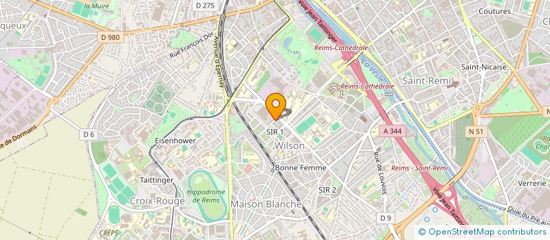 localisation de l'entreprise MONSIEUR OUSMAN TOURE  REIMS