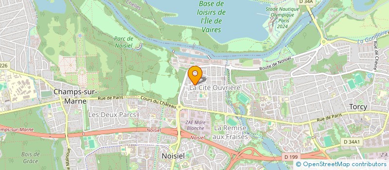 localisation de l'entreprise MONSIEUR OUSMANE BA  NOISIEL